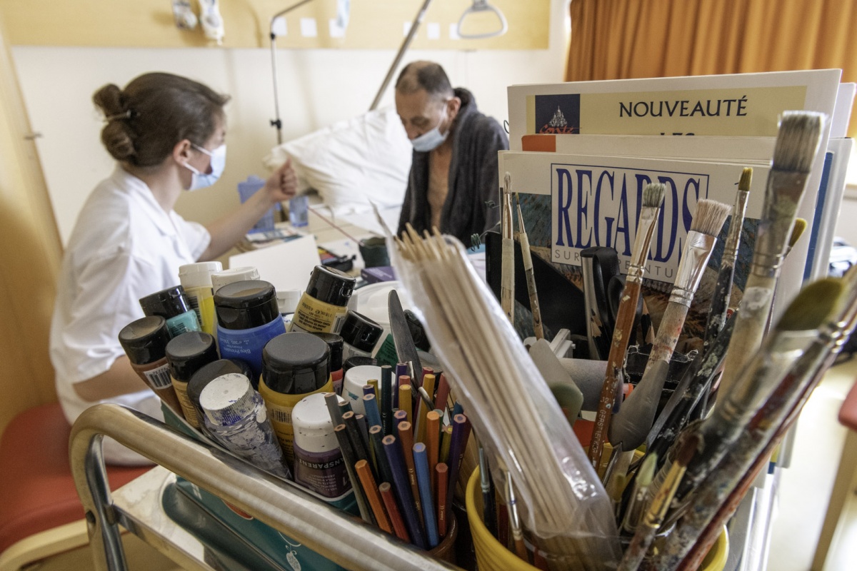 Soins palliatifs art thérapie