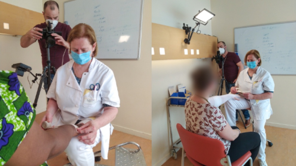 Tutoriel Lymphologie - Tournage