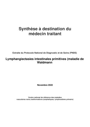 Lymphangiectasies intestinales primitives_maladie de Waldmann.pdf